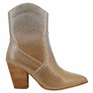 NEW HEY GIRL BY CORKYS women's selfie bootie in gold/silver bling ombre bling